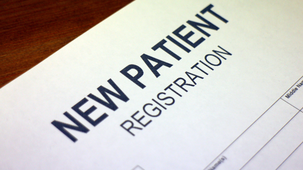 new patient registration